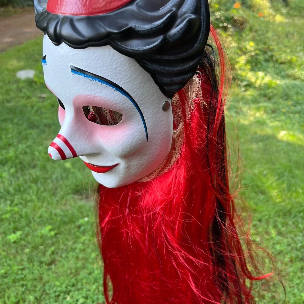 Cirque du Soleil Quidam Clown Mask Red Hair Wig Authentic Show Souvenir